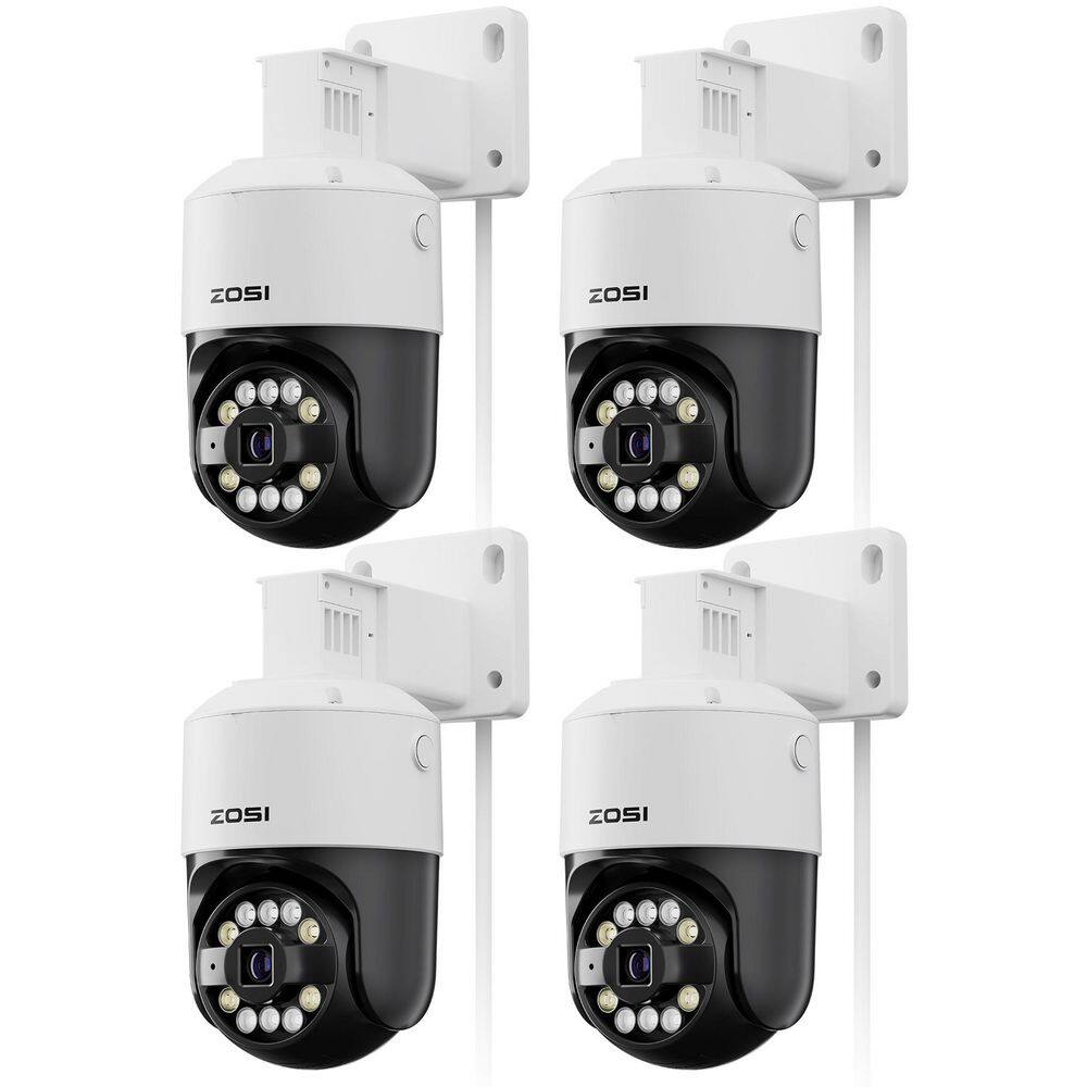 C296B 4K 8MP Hardwired POE Add-on Outdoor Home Security Camera, 355° Pan Tilt, Only Work with Same Brand NVR-(4 Pack) price history on PriceWatchPro
