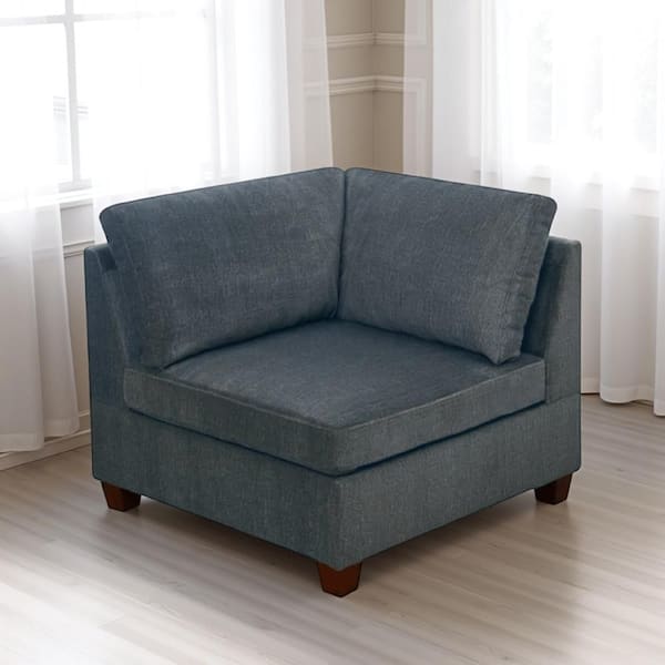 Gray Fabric Corner Wedge