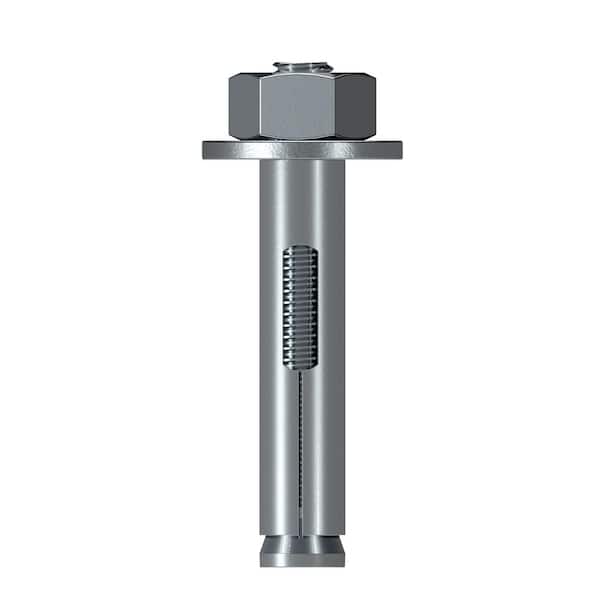 Simpson Strong-Tie Sleeve-All 3/8 in. x 1-7/8 in. Hex Head Zinc-Plated  Sleeve Anchor SL37178HP1 The Home Depot