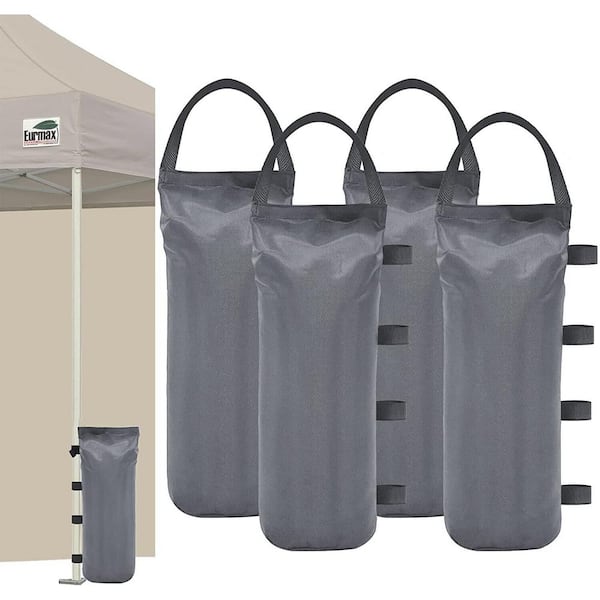 Angel Sar 112 lb. Grey Extra Large Pop up Gazebos Weights Sand Bags for Pop Up Canopy Tent Outdoor Instant Canopies (4-Pack)