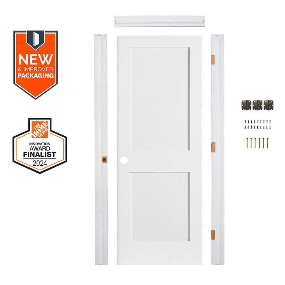 Krosswood Doors Assembly Required 36 in. x 80 in. Shaker 2-Panel