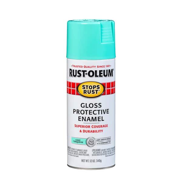  Rust-Oleum 327902 American Accents Spray Paint, 12 Ounce, Gloss  Deep Turquoise : Everything Else