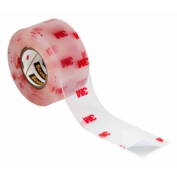 weduwe ontploffing mengsel Scotch 1 in. x 1.60 yds. Permanent Double Sided Clear Mounting Tape  410DC-SF - The Home Depot