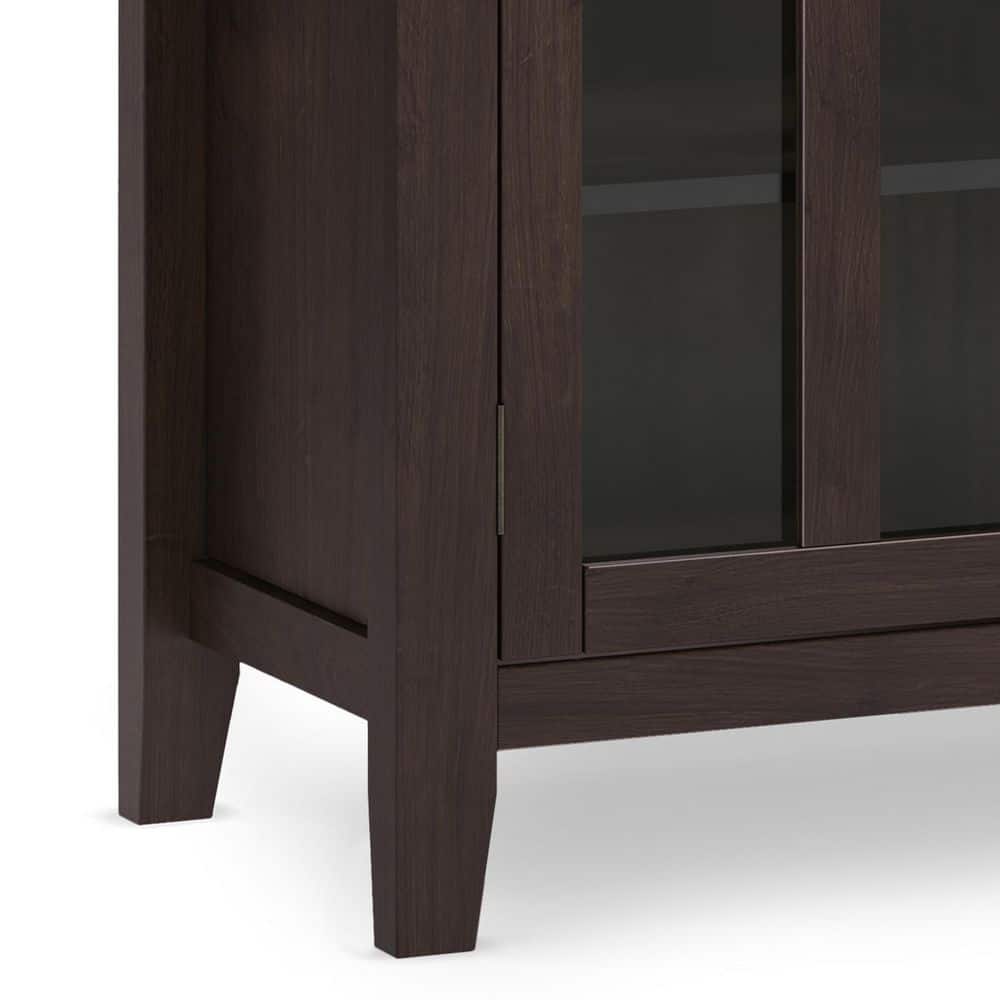 Artisan Contemporary 53" TV Media Stand in Dark Chestnut Brown