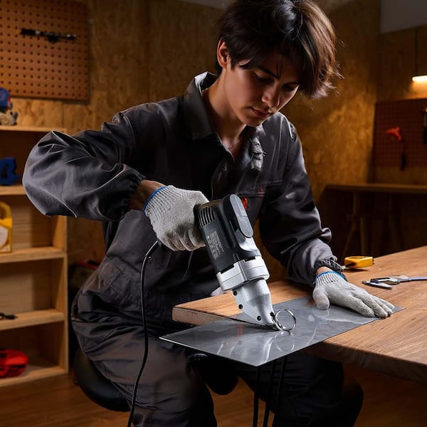 SKYSHALO Electric Metal Shear, 4.0-Amp Corded, 360° Swivel