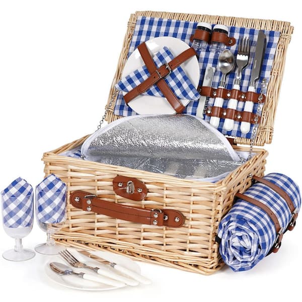 Wudkey Wicker Picnic Basket