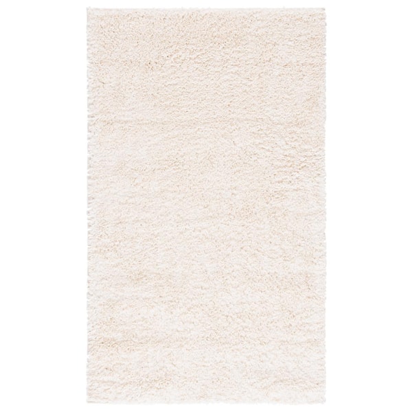 SAFAVIEH August Shag Ivory 2 ft. x 3 ft. Solid Area Rug