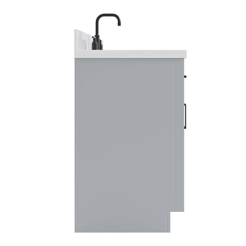 Hepburn 42" Gray Hardwood Freestanding Single Basin Vanity