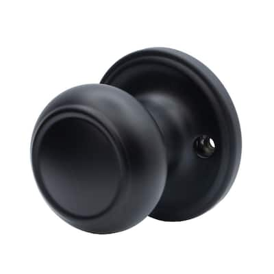 Copper Creek Colonial Black Dummy Door Knob CK2090BC