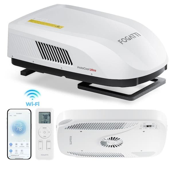 Instacool Ultra RV Rooftop Air Conditioner 16000 BTU, Heating and Cooling, ADB with Smart Control, 2-Year Warranty