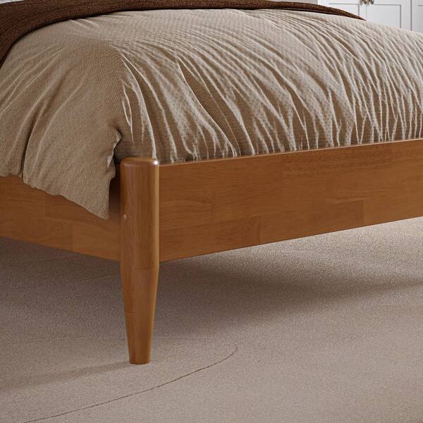 AFI Florence Light Toffee Natural Bronze Solid Wood Frame Twin XL