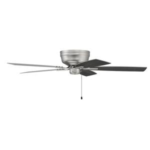 Pro Plus Hugger 52 in. 3-Speed Reversible Motor Ceiling Fan in Brushed Satin Nickel Finish
