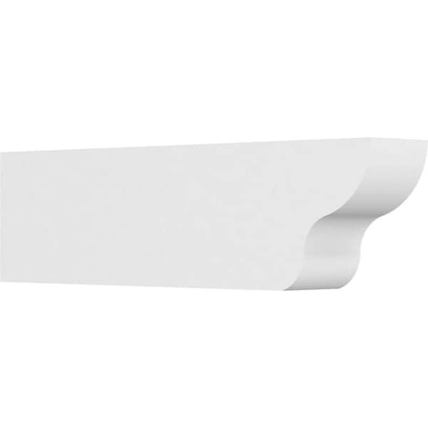 Ekena Millwork 6 in. x 10 in. x 36 in. Standard Greensboro Architectural Grade PVC Rafter Tail Brace