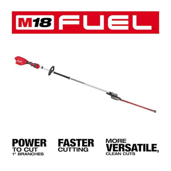 Milwaukee M18 FUEL 18V 24 in. Brushless Cordless Extended Pole Hedge Trimmer (Tool-Only)