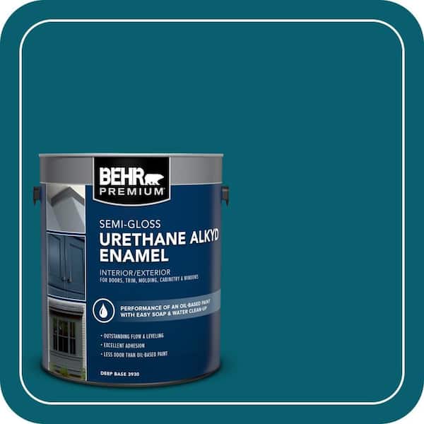 ◆ハーバリウム　314 エメラルド色のbottle *.:。✿*゜ BEHR PREMIUM 1 gal. #T16-04 Galapagos Urethane Alkyd Semi-Gloss