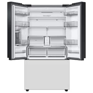 Bespoke 30 cu. ft. Customizable 3-Door French Door Smart Refrigerator, Standard Depth