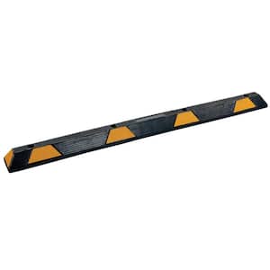 71.75 in. Recycled Black Rubber Car Stop