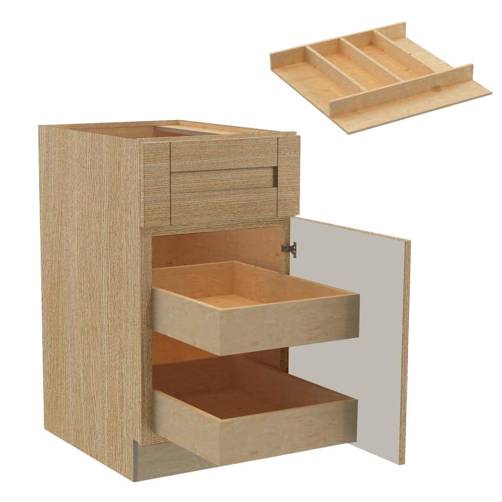 Washington 15 in. W x 24 in. D x 34.5 in. H Assembled Plywood Base Kitchen 