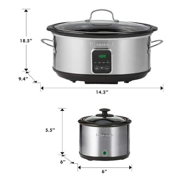 Crockpot™ 7-Quart Slow Cooker, Manual, Stainless Steel 