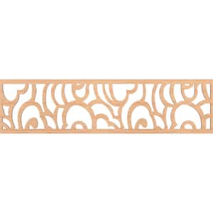 Springfield Fretwork 0.375 in. D x 47 in. W x 12 in. L Hickory Wood Panel Moulding