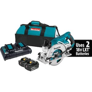18V X2 LXT (36V) Brushless Cordless Rear Handle 7.25 in. Circular Saw Kit 5.0Ah with 7.25 in. Saw Blade