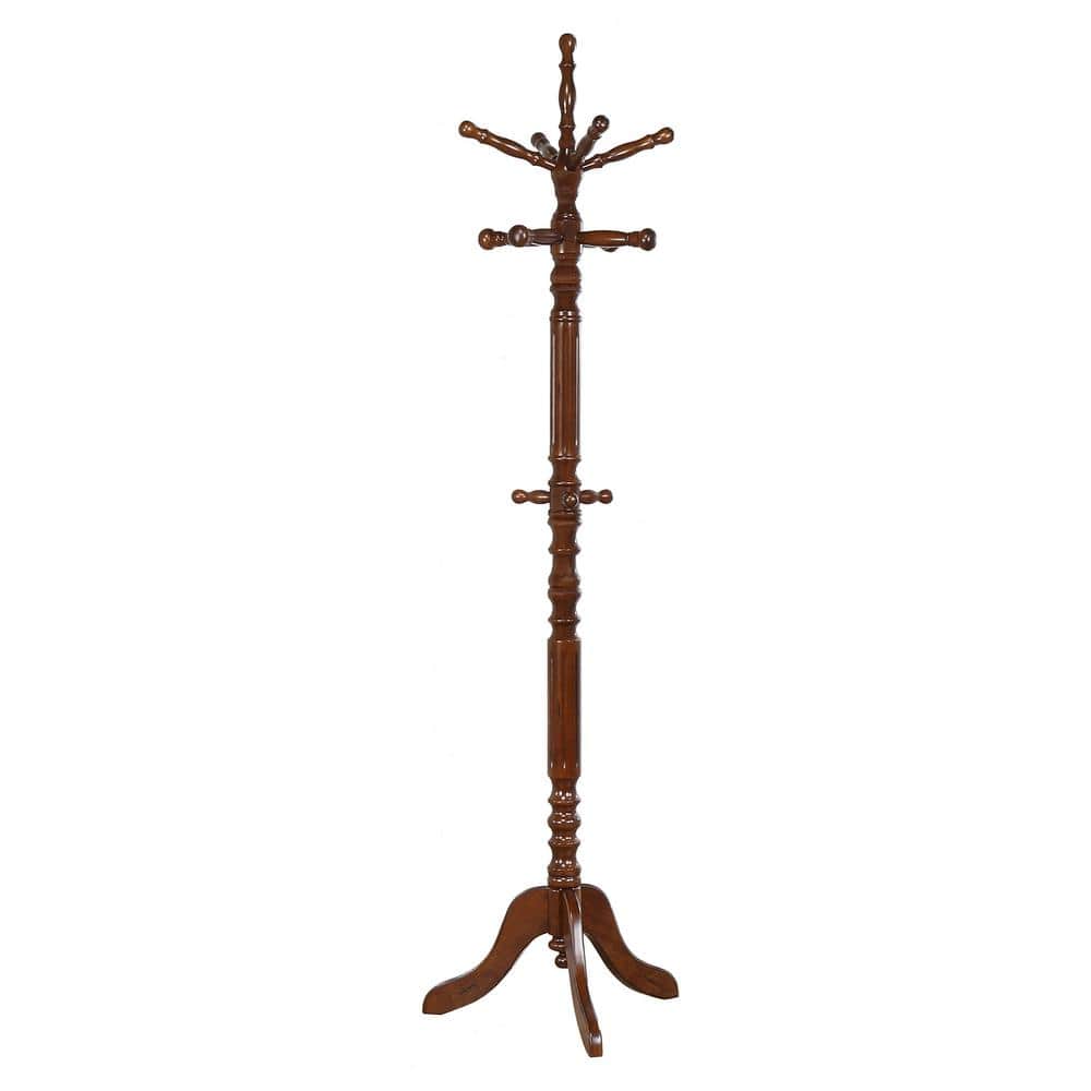 Coaster Achelle Tobacco Freestanding Coat Rack with Spinning Top