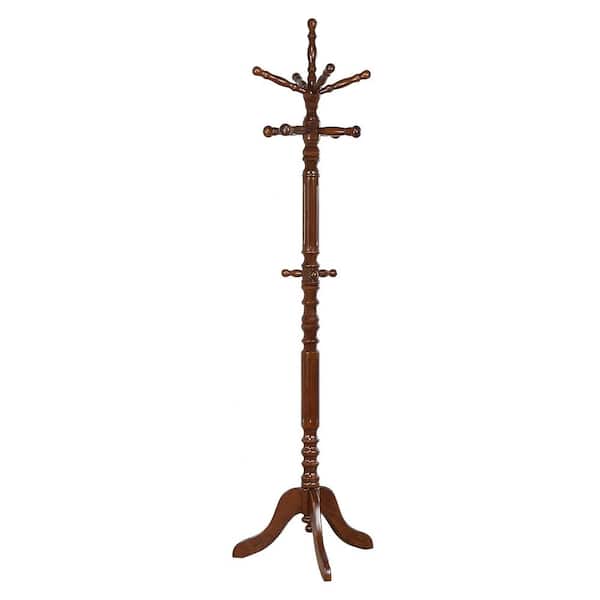 Coaster Achelle Tobacco Freestanding Coat Rack with Spinning Top