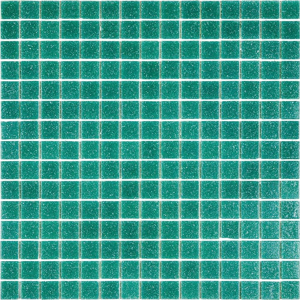 Dune 4 in. x 6 in. Glossy Jade Green Glass Mosaic Uniform square Wall & Floor Sample Tile (0.13 sq. ft./Piece) (1-Pack) price history on PriceWatchPro