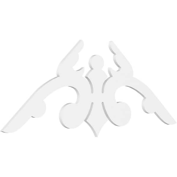 Ekena Millwork Milton 1 in. D x 30 in. W x 72 in. L Signature Urethane Gable Pediment
