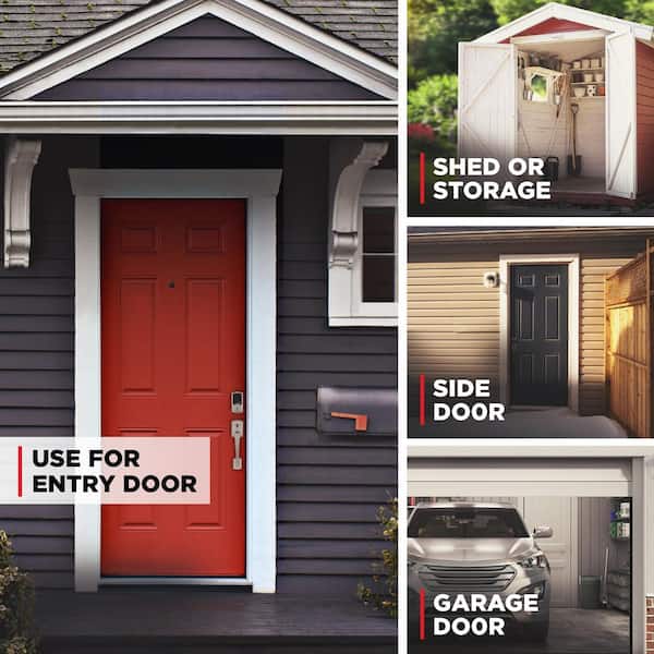 SmartCode 270 Traditional Satin Nickel Touchpad Single Cylinder Electronic Deadbolt Featuring SmartKey Security