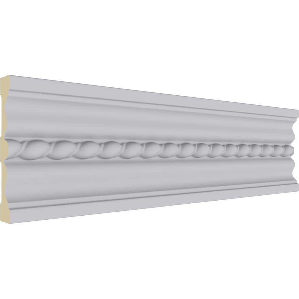 Primed Architectural Rope Crown Moulding 5" x 7/8" x 94-1/2"