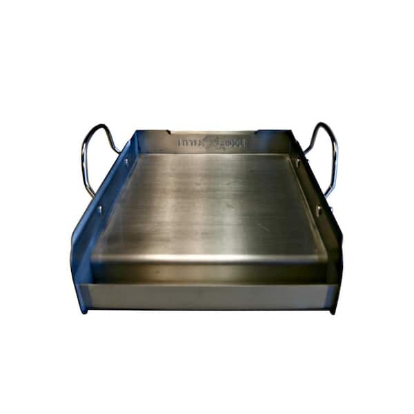 Flat Top Grill, Griddle for Gas Grill 24x16 with Removable Grease Tray,  Stove Top Griddle Even Heat Distribution, Stainless Steel Griddle Grill  with