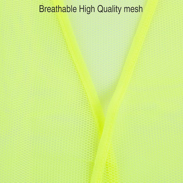 3C Products SNC5500, High Visibility Hardhat Neck Shade,  Reflective w/Yellow Binding, Elastic Band, Protection, Neon Green : Tools &  Home Improvement