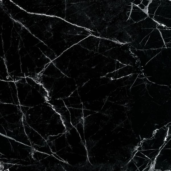 Jeedeson Black Marble Peel and Stick Wallpaper Contact Paper, Self-Adhesive Covering Paper for Kitchen, 16 in. x 157 in.