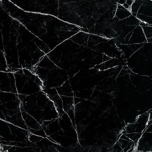 Black Marble Peel and Stick Wallpaper Contact Paper, Self-Adhesive Covering Paper for Kitchen, 16 in. x 157 in.