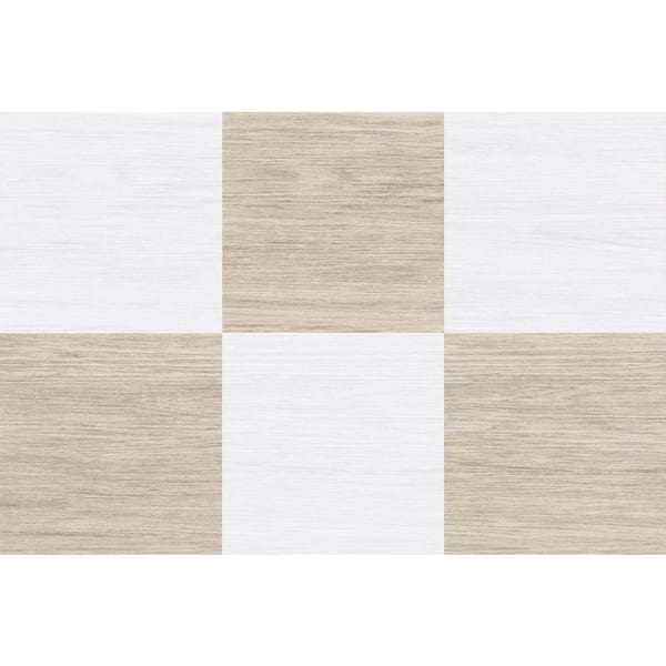 FloorPops 3 MIL 12 in. W x 12 in. L Kingsley Brown Natural Water Resistant Peel and Stick Vinyl Floor Tiles (20-Tile, 20 sq. ft.)