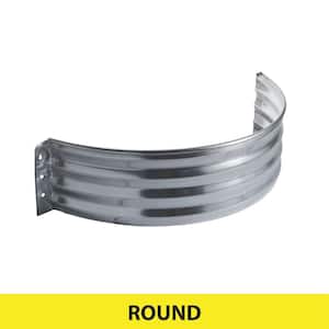 37 in. W x 16 in. D x 12 in. H Steel Round Area Window Well