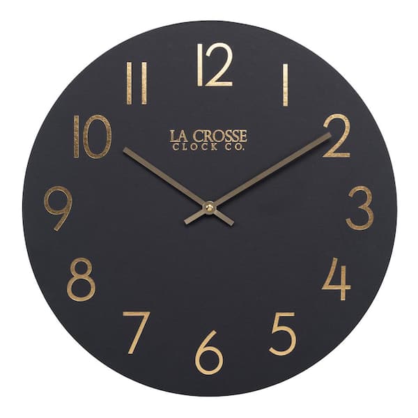 15.75 in. NYX MDF Analog Quartz Wall Clock