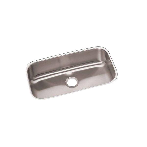 Revere Elkay Undermount Stainless Steel 31 in. 0-Hole Bowl Kitchen Sink