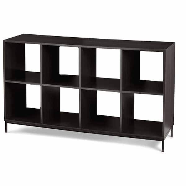 33.2 in. H x 57.6 in. W x 15.4 in. D Espresso 8- Cube Organizer