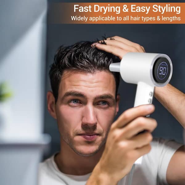 Aoibox Portable 1600-Watt Hair Dryer in White SNPH003IN331