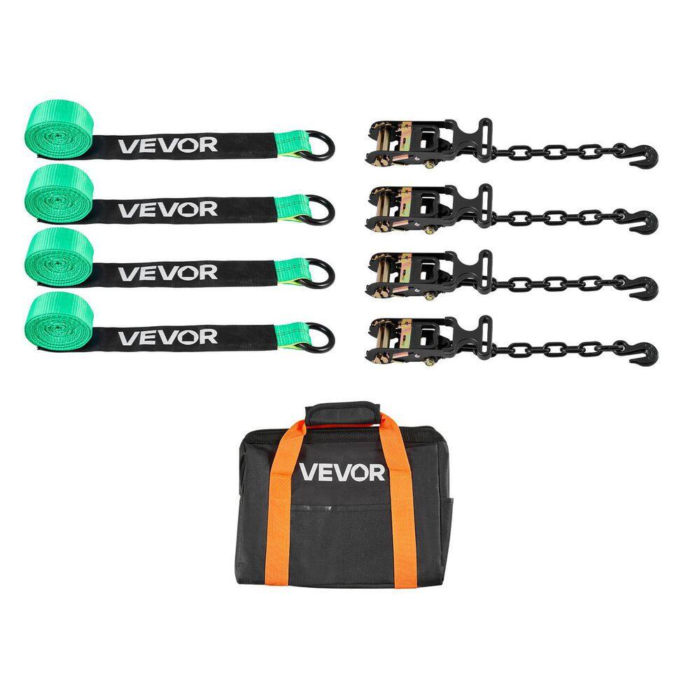 Wheel Chock Tie-Down Kit, Tire-Style Tow Dolly Strap, Car Tie Down Kit with Heavy-Duty Hook, Break Strength 10009 lbs. price history on PriceWatchPro