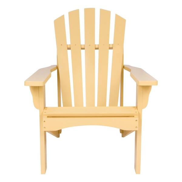 Shine Company Rockport Cedar Wood Adirondack Chair - Bee's Wax