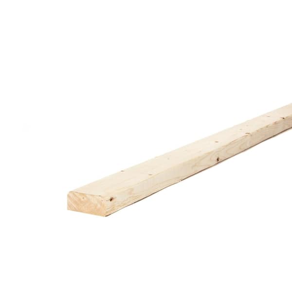 Unbranded 2 in. x 4 in. x 16 ft. Premium Kiln-Dried Heat Treated Whitewood Dimensional Lumber