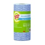 Blue Multi-Use Reusable Cloth Wipes (40 Perforated Cloths Per Roll)