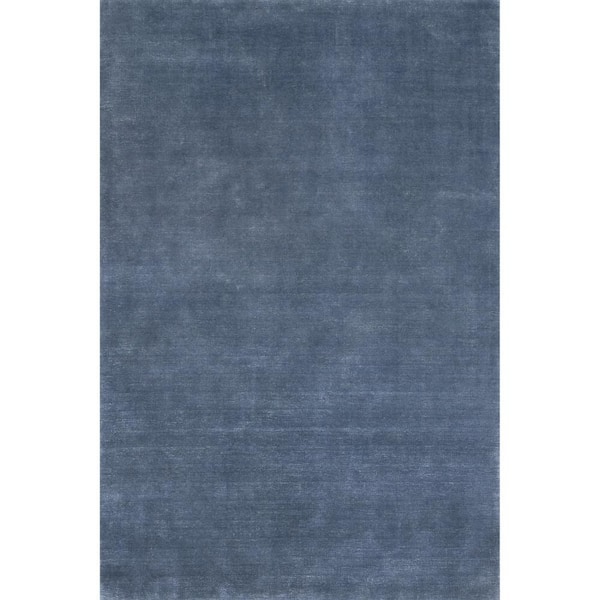 Arrel Speckled Wool-Blend Denim 6 ft. x 9 ft. Indoor/Outdoor Patio Rug