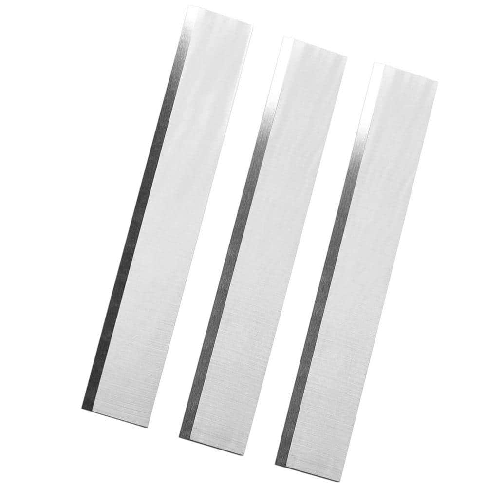 6 in. HSS Planer Blades Single Edge Replacement Cutters with High Hardness for 6 in. Jointers 3 Pack