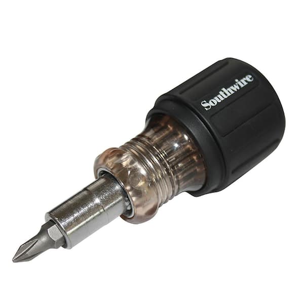 Southwire 6-In-1 Stubby Multi-Bit Screwdriver