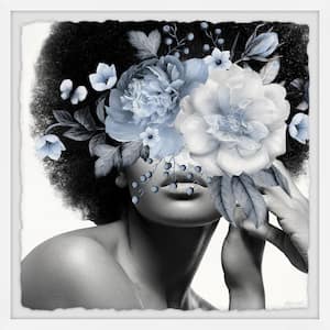 "Flower Mask" by Marmont Hill Framed People Art Print 32 in. x 32 in.
