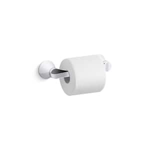 Simplice Wall Mounted Toilet Paper Holder in Polished Chrome